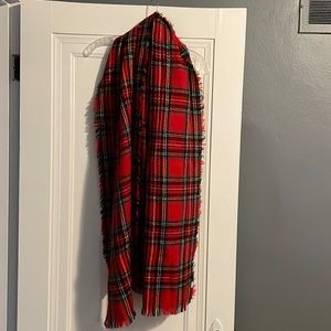 Holiday plaid scarf